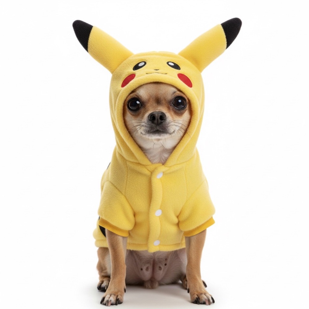 Pokemon Pikachu Halloween pet dog / cat costume  size small
